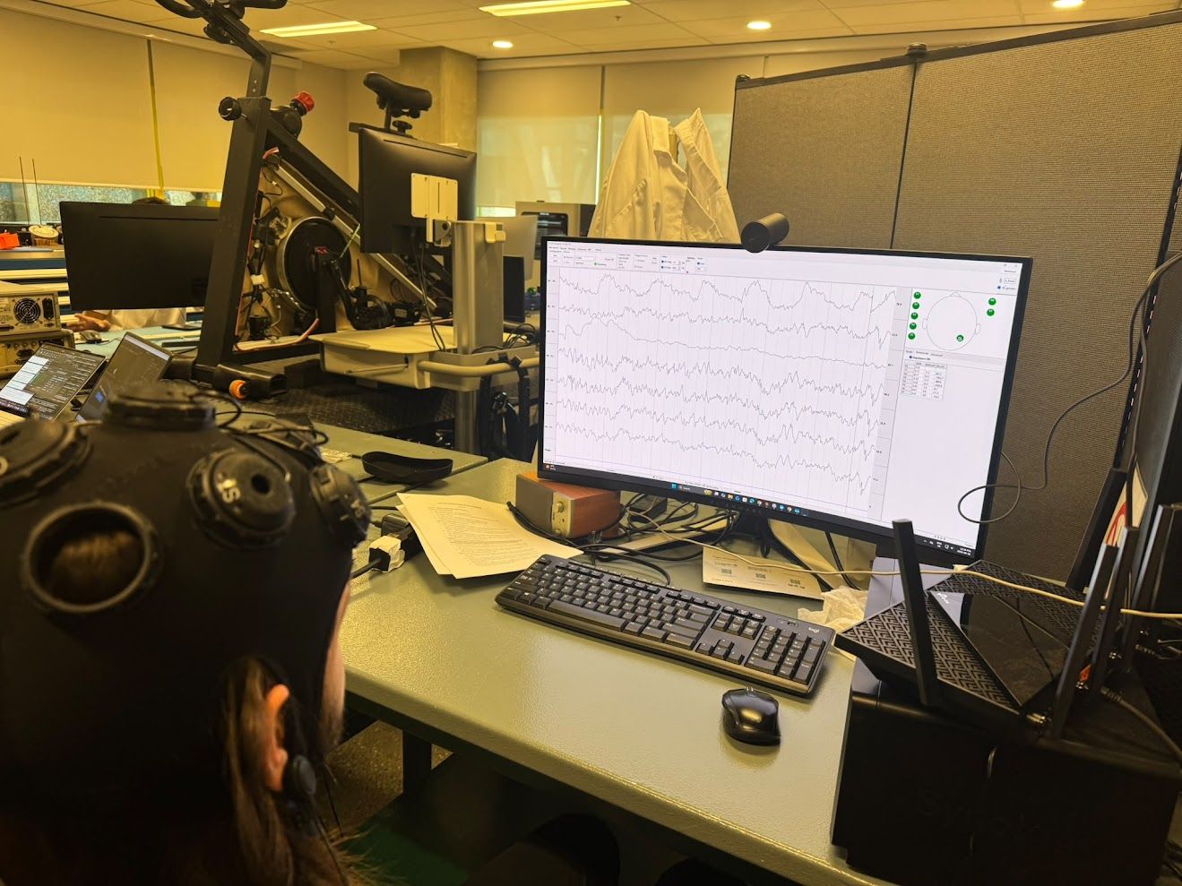 EEG during a control task