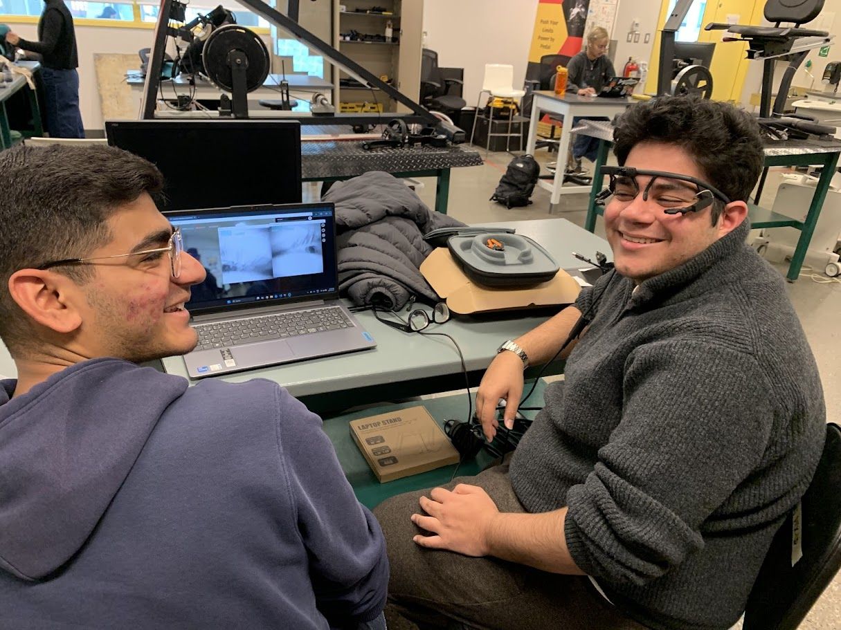 Eye-tracking session