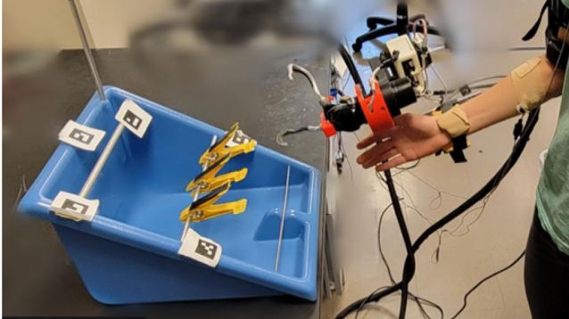 Robotic grasping trial
